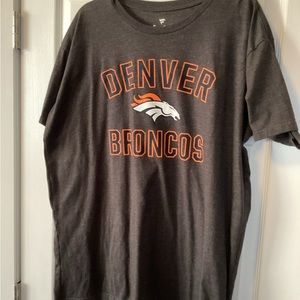 Denver Broncos Gray Short Sleeve Tee